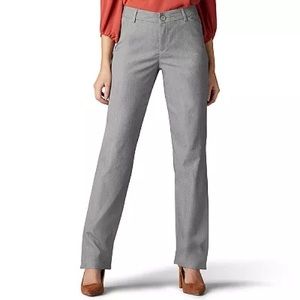 Lee® Wrinkle-Free Relaxed Fit Straight-Leg Pants